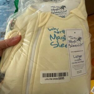 Baby Merlin's Magic Sleepsuit Cream Sleep Sack